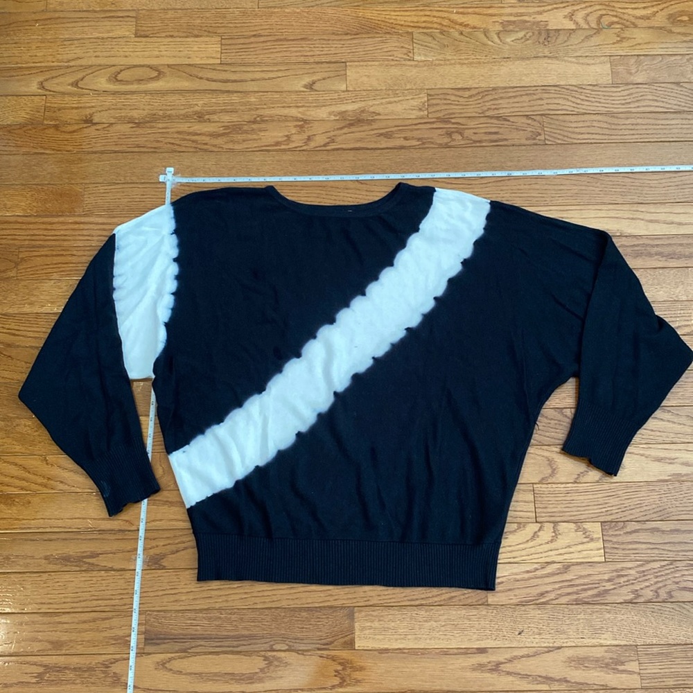 Faded Abstract Color Block Top - image 1